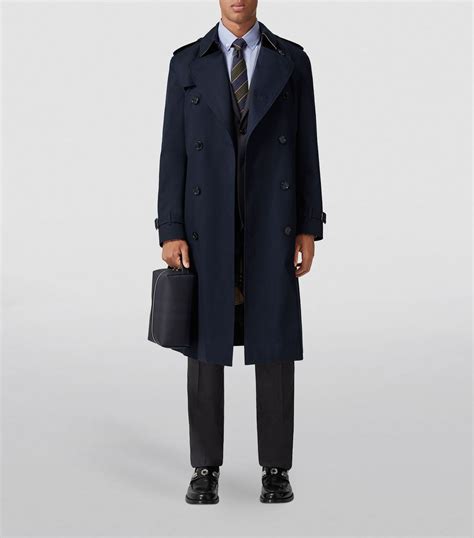 burberry trench uomo blu|burberry kensington trench coats.